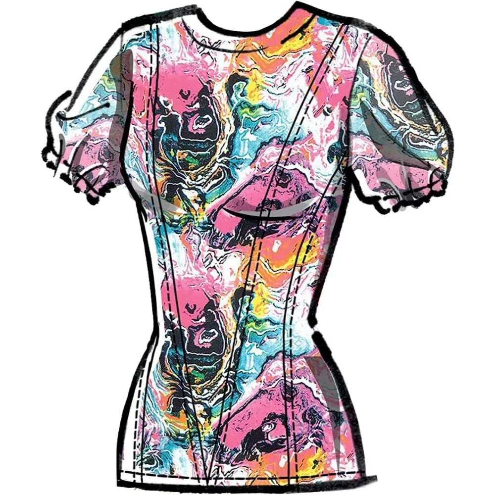 McCalls M8208 Misses Stretch Fit Sewing Pattern‎ Tops Shorts Sizes 16-24